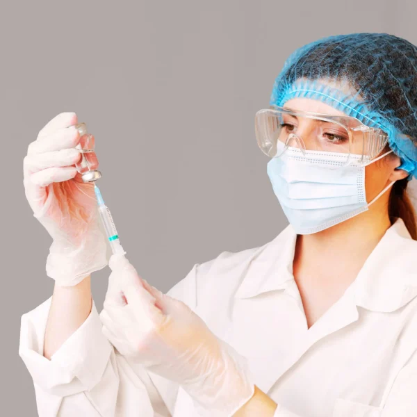 Stem Cell Therapy Bogotá – partner doctors preparing regenerative treatments with strict safety protocols.