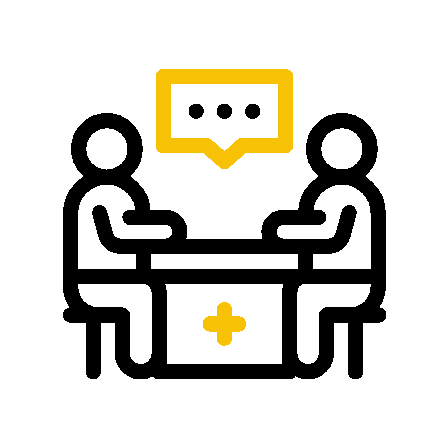 Consulta médica para plan personalizado de terapia con células madre